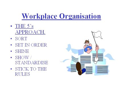 kaizen 5s, workplace organization